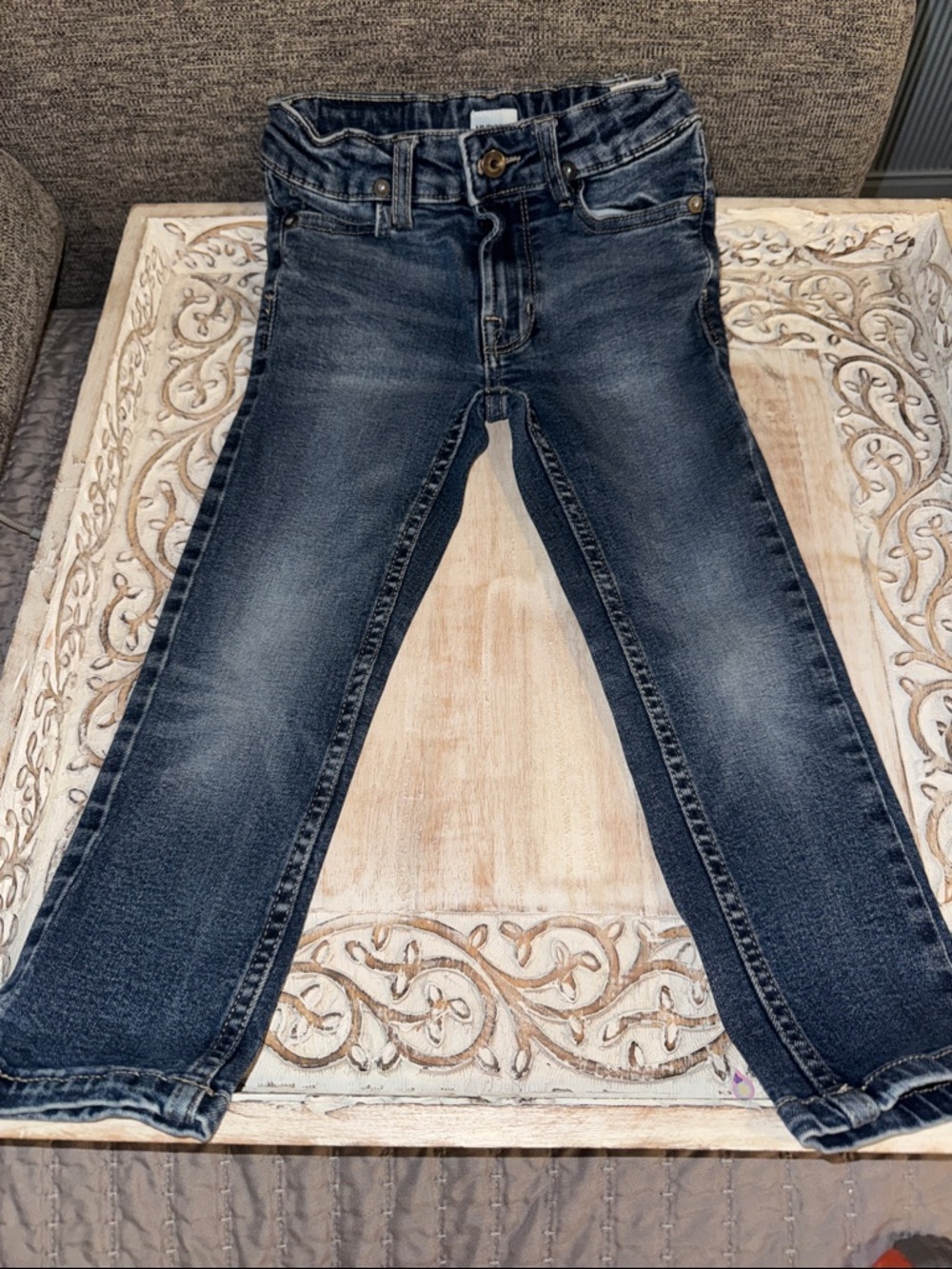 Hudson Jeans Girl's Skinny - Dark Blue Wash